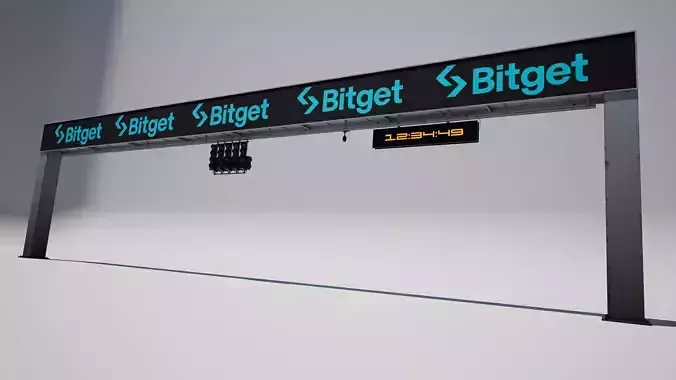 Racetrack Starting Light 3D model