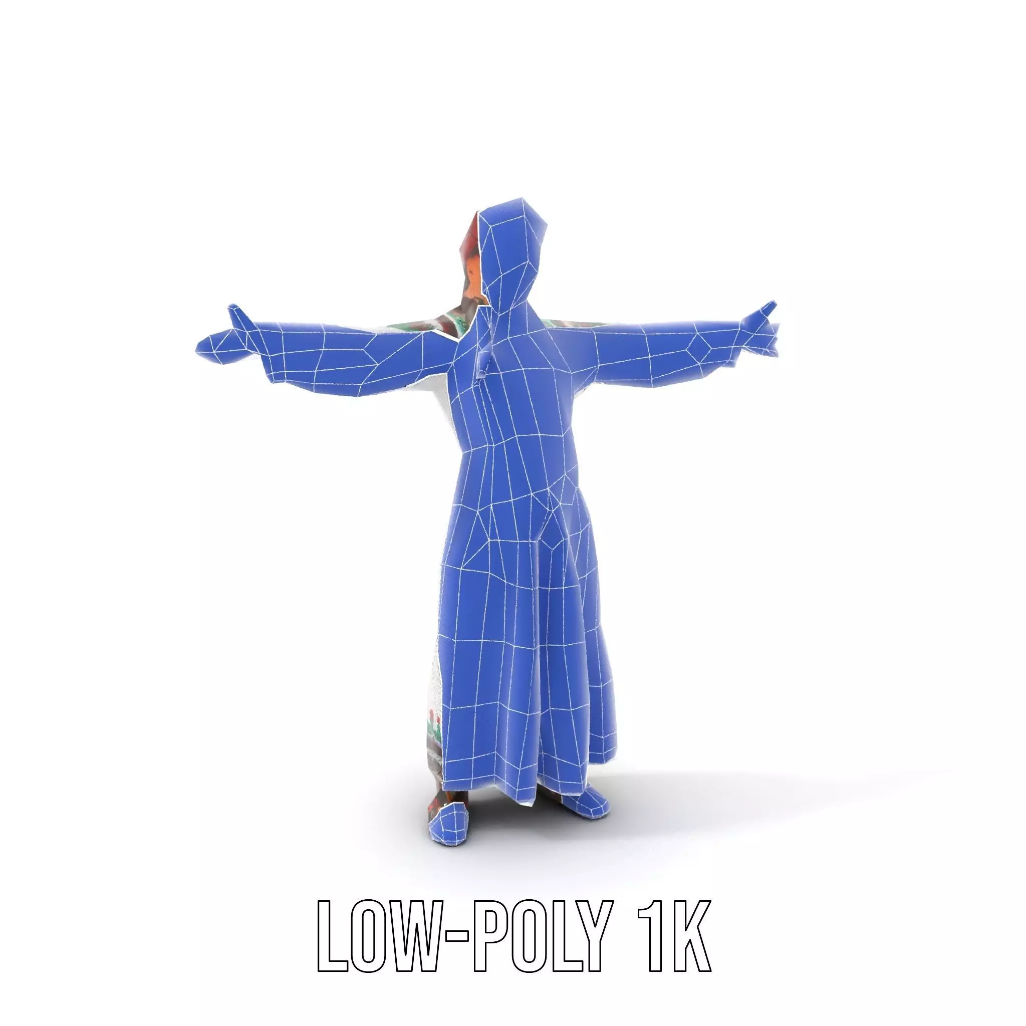 Traditional Embroidered Dress model pack Low-poly 3D model_25