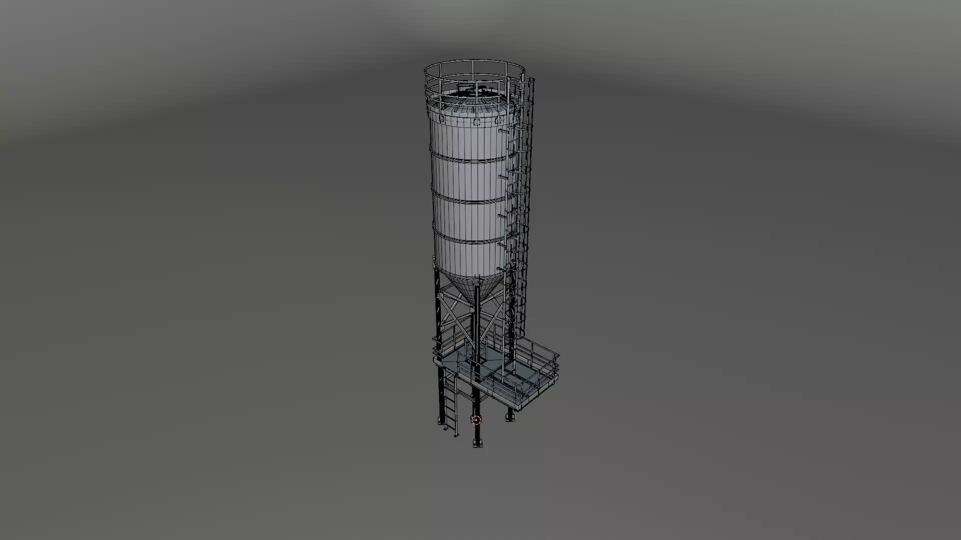 Storage Silo  3D model_8