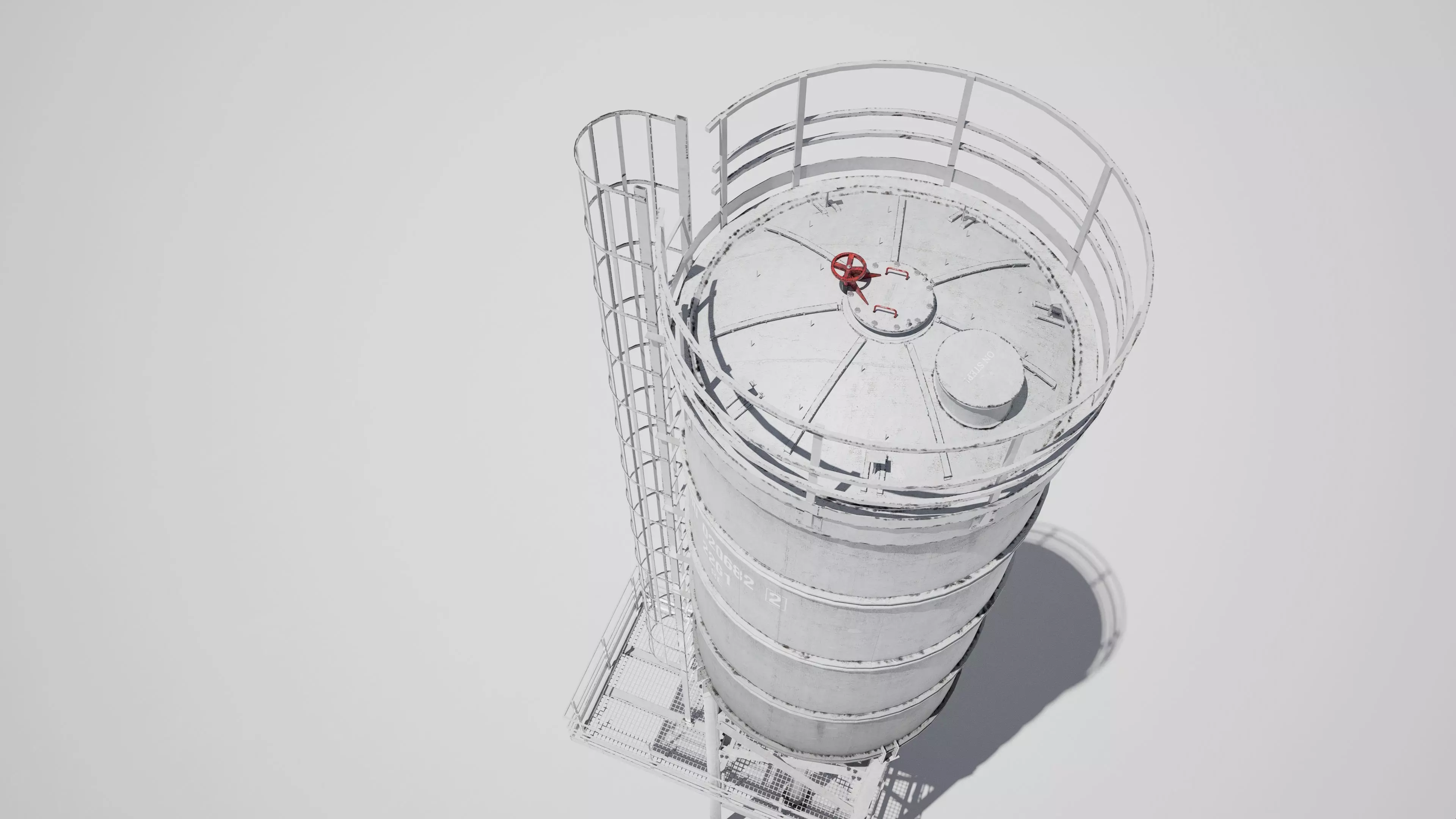 Storage Silo  3D model_3