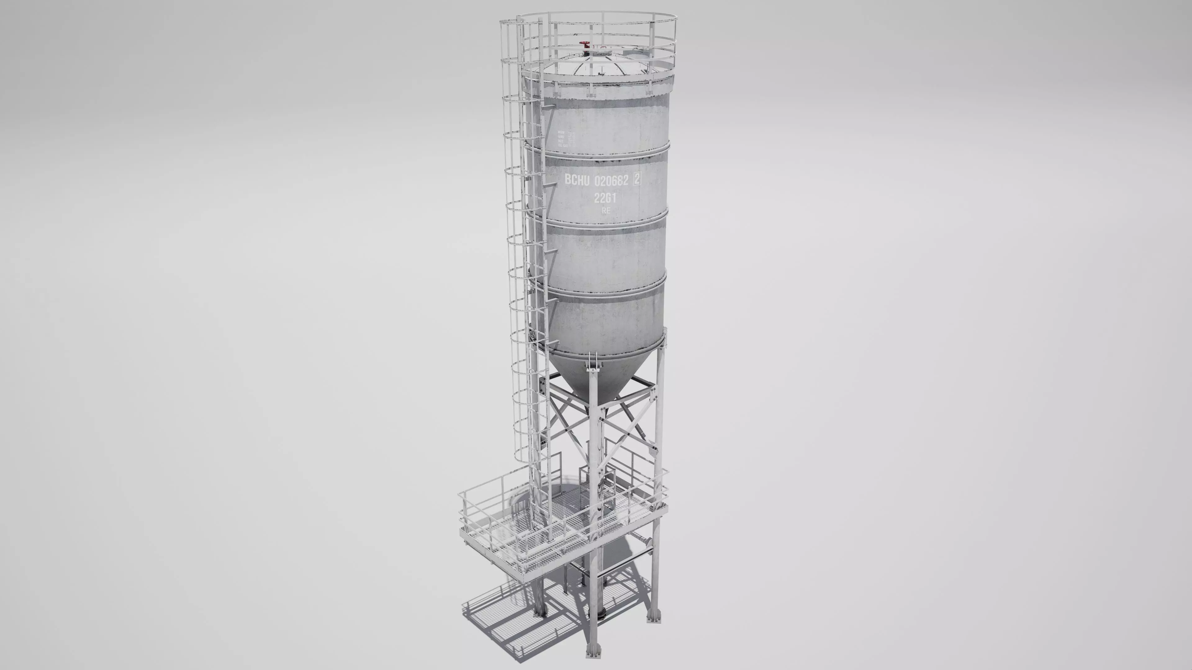 Storage Silo  3D model_0