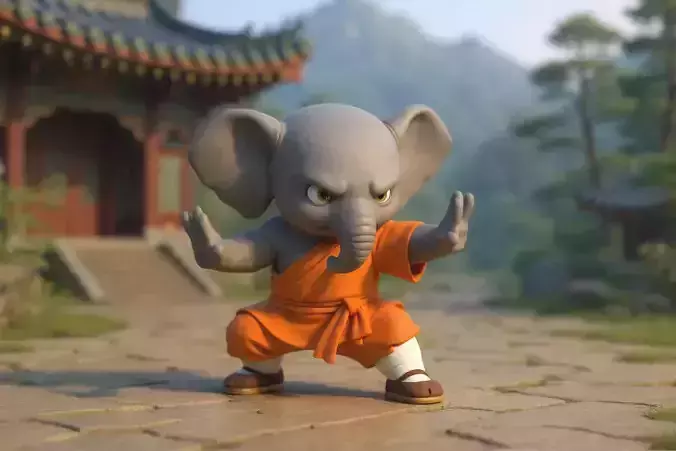 ELE CHAN - Pety fighters - collectible serie -