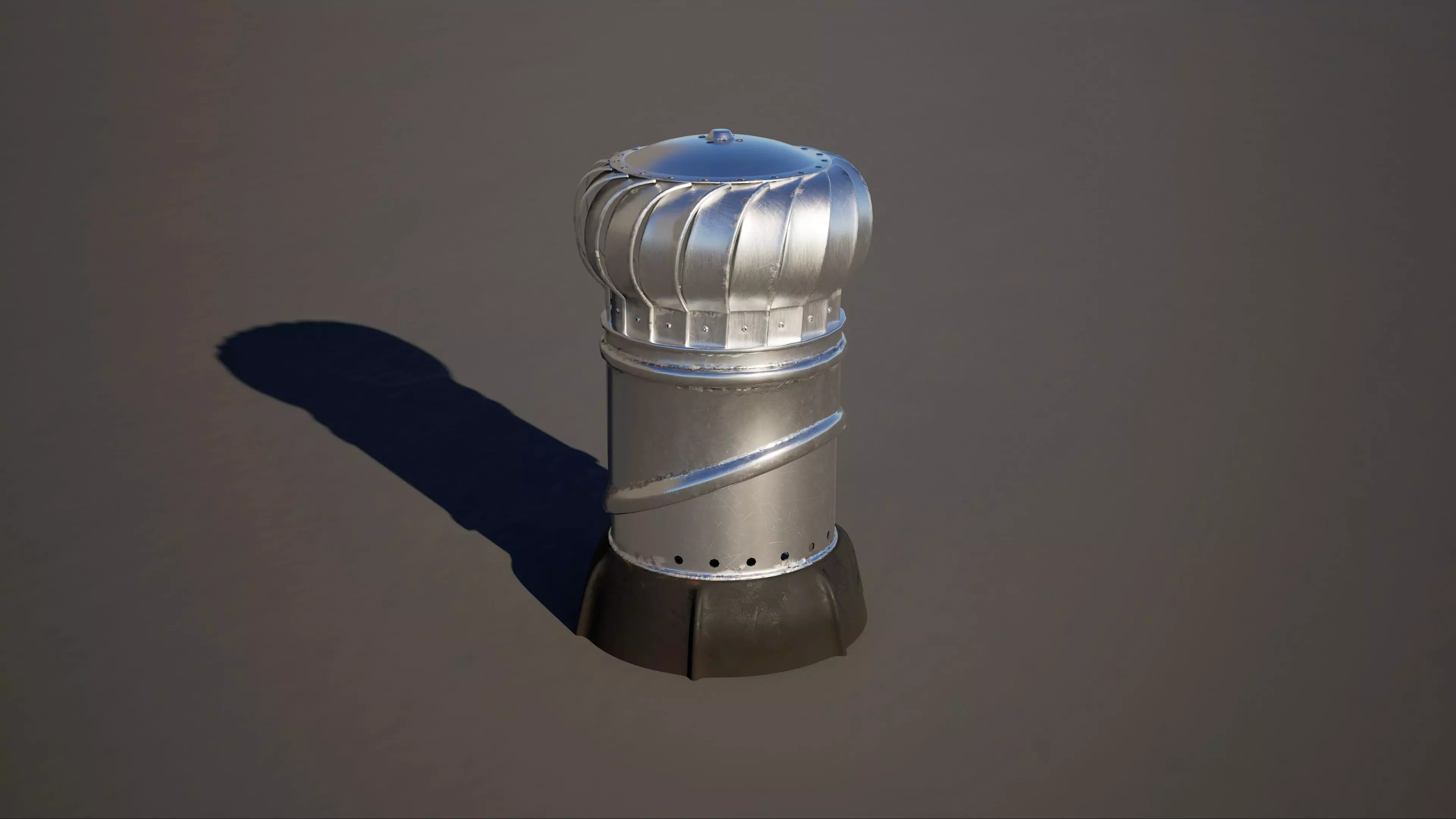 Whrilybird Rooftop Ventilation System 3D model_0