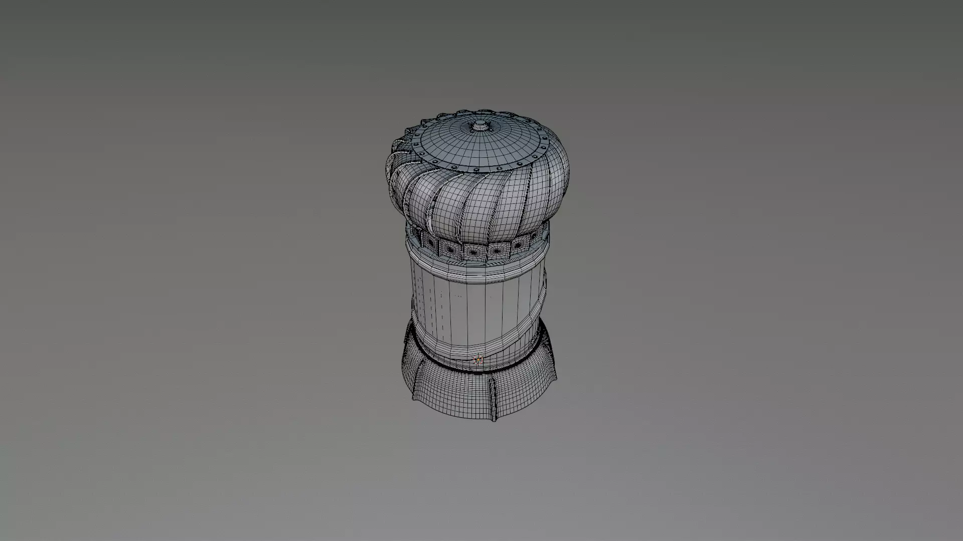 Whrilybird Rooftop Ventilation System 3D model_5