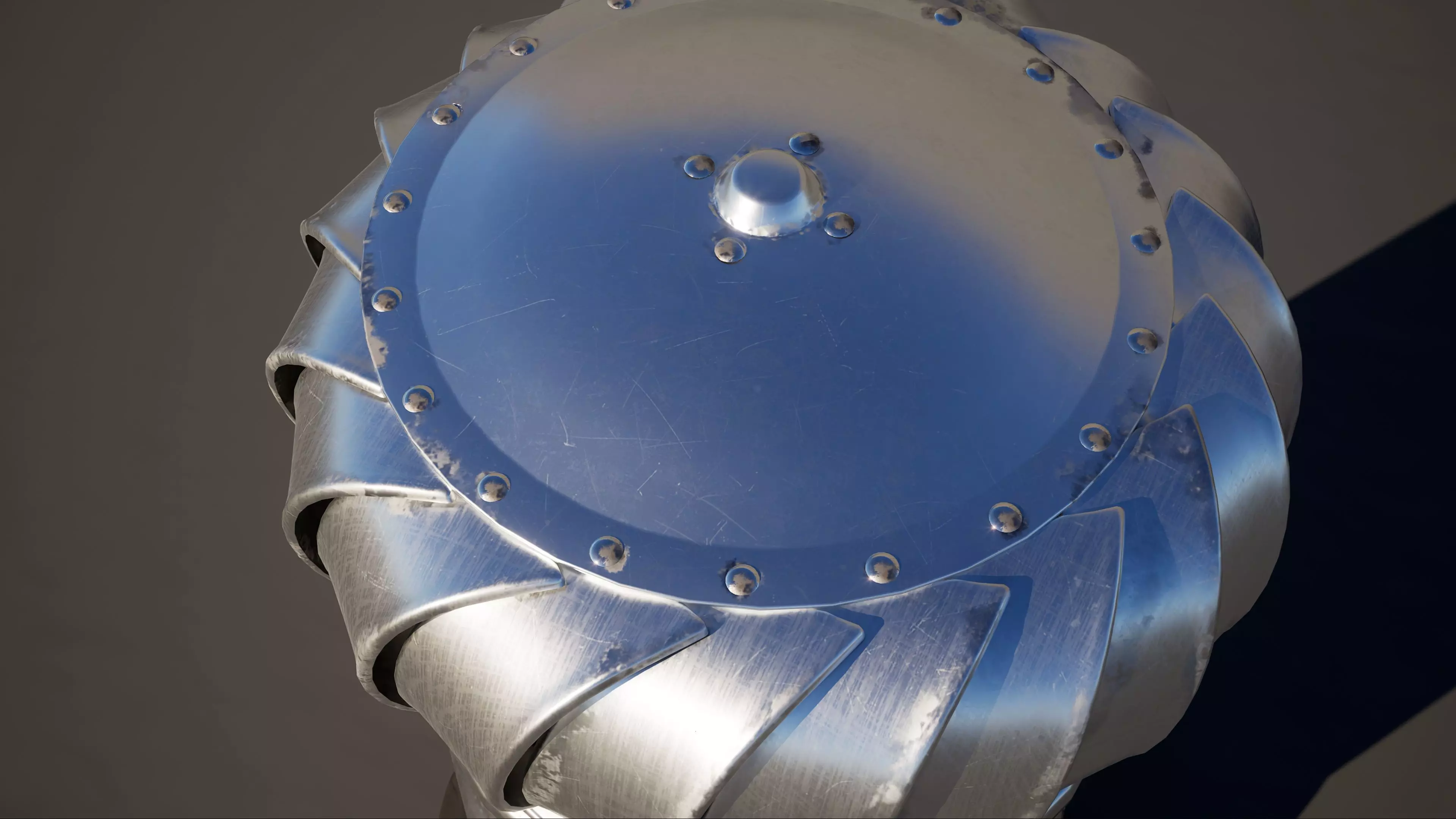 Whrilybird Rooftop Ventilation System 3D model_3