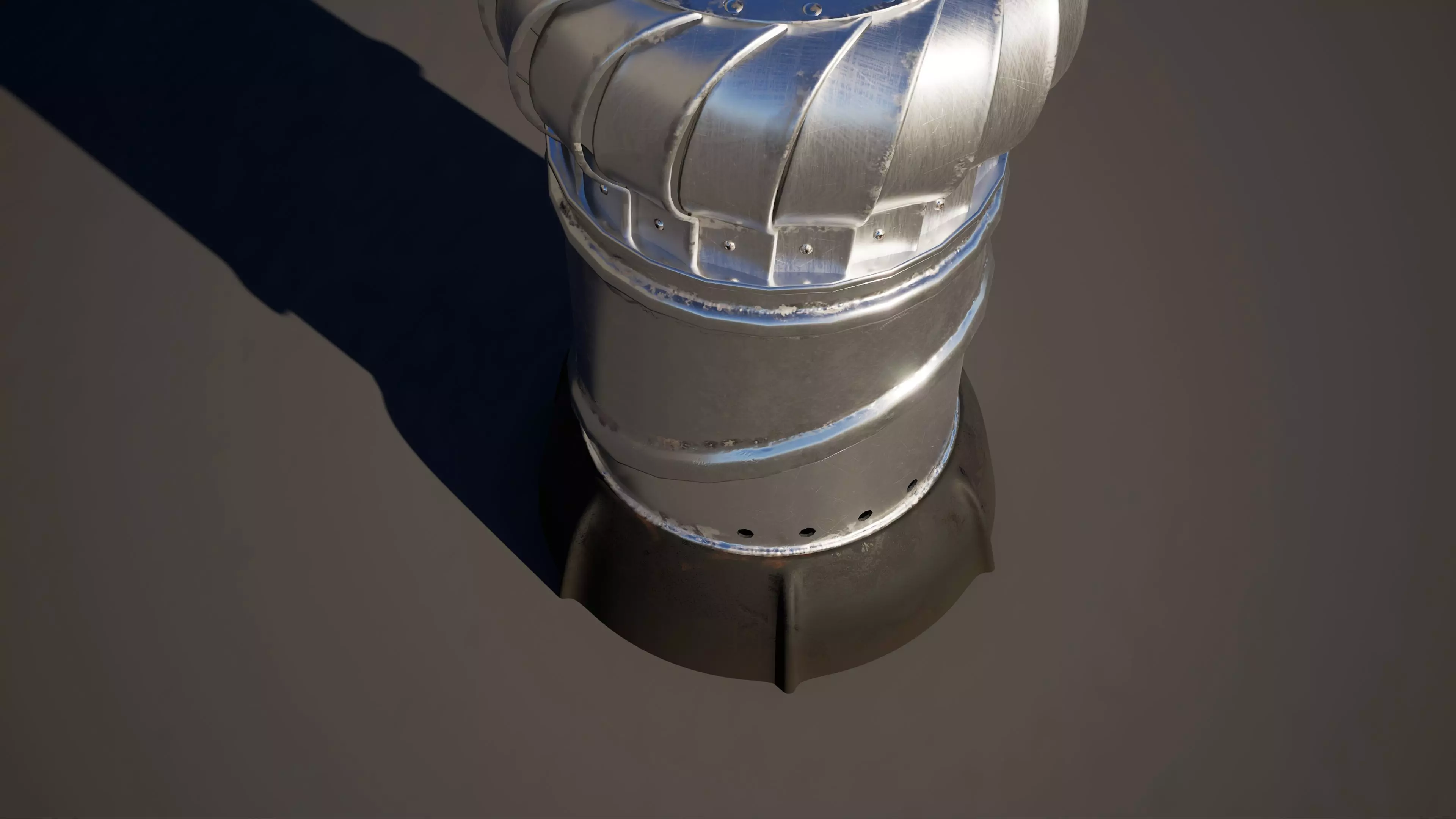 Whrilybird Rooftop Ventilation System 3D model_1