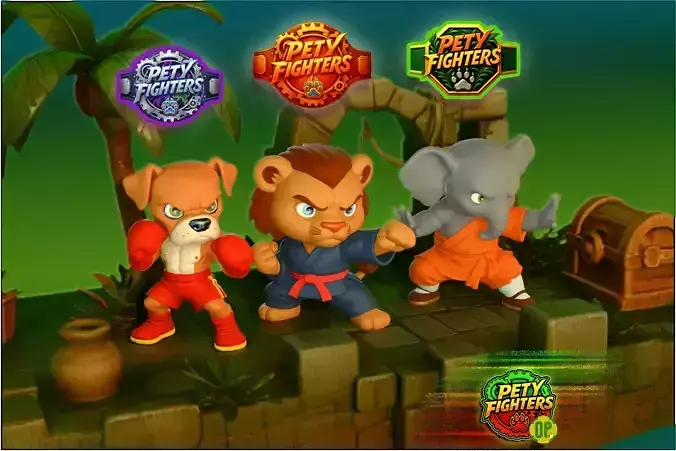 PETY FIGHTER  Pack TEAM 1 Collectible Series 