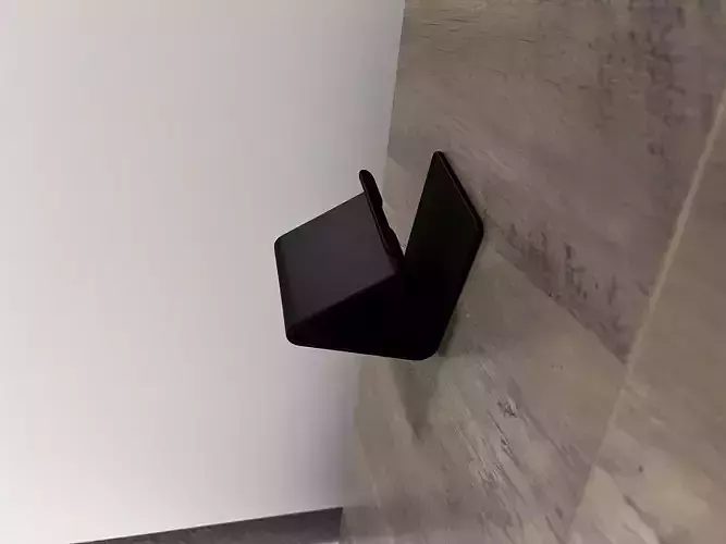 3D Printable Phone Stand with Charging Cable Hole 3D print model