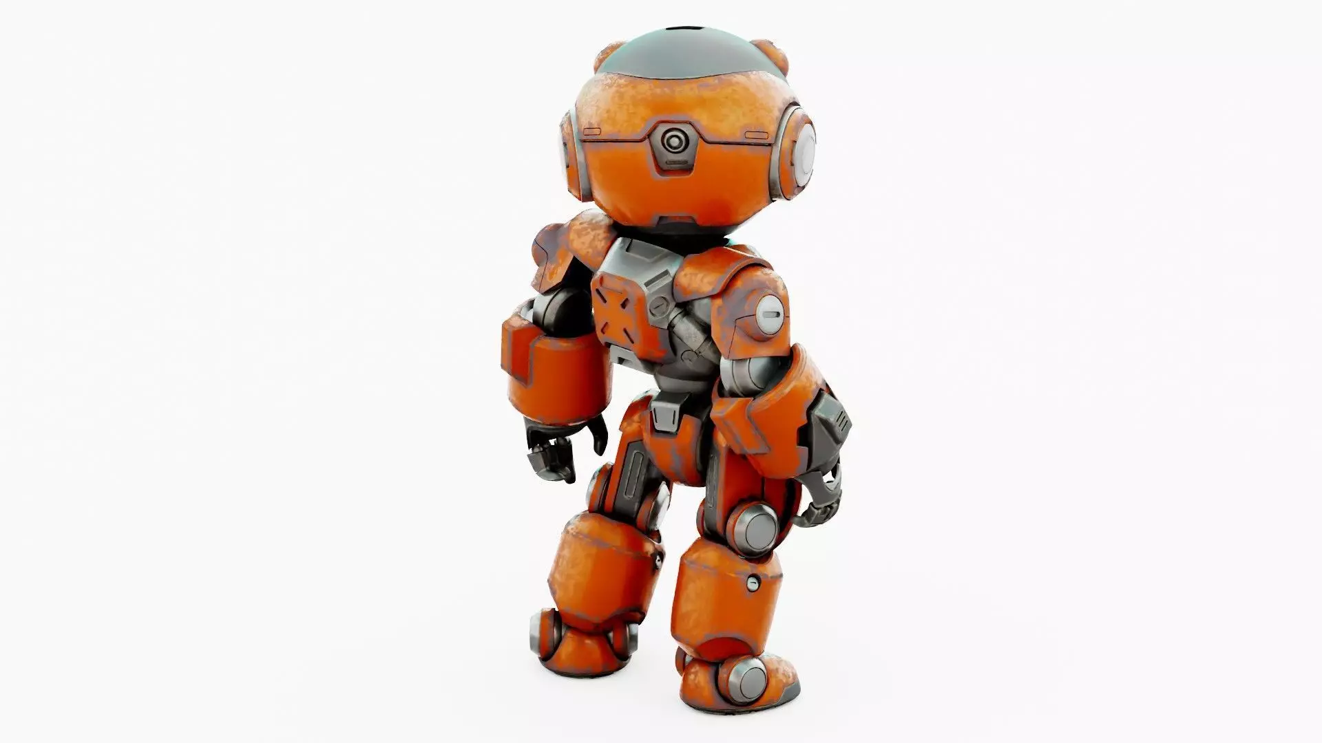 ROBO ZERO-C  Rigged for Unreal Engine - Unity - MIXAMO 3D model_12