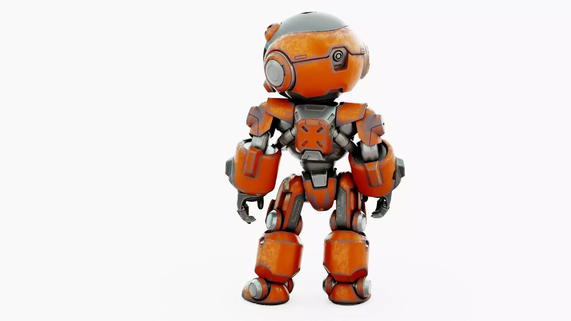 ROBO ZERO-C  Rigged for Unreal Engine - Unity - MIXAMO 3D model_14