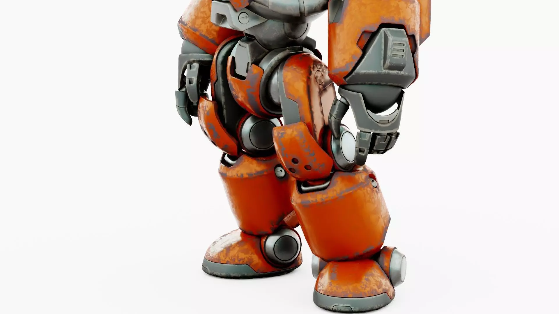 ROBO ZERO-C  Rigged for Unreal Engine - Unity - MIXAMO 3D model_27