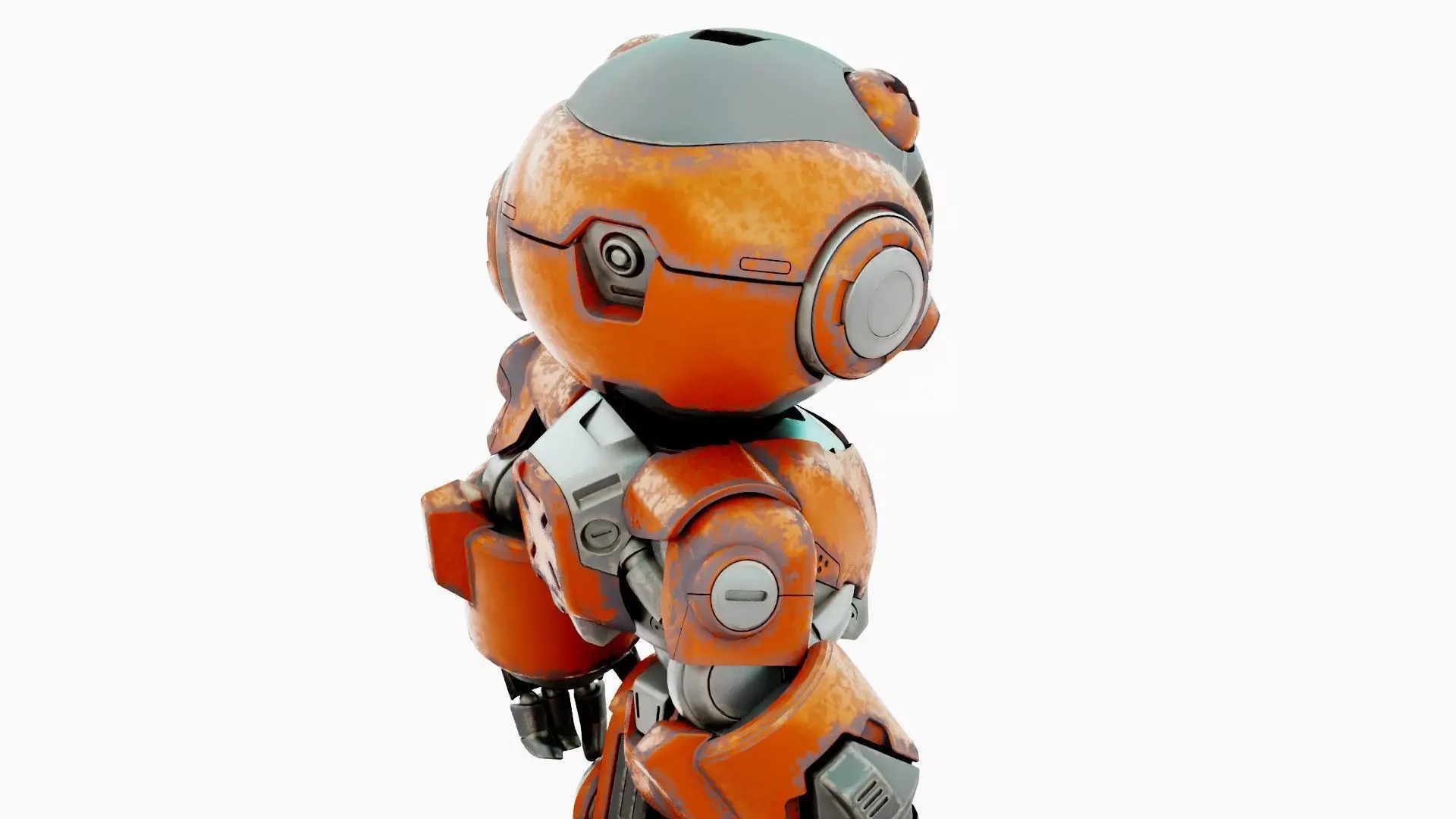 ROBO ZERO-C  Rigged for Unreal Engine - Unity - MIXAMO 3D model_24