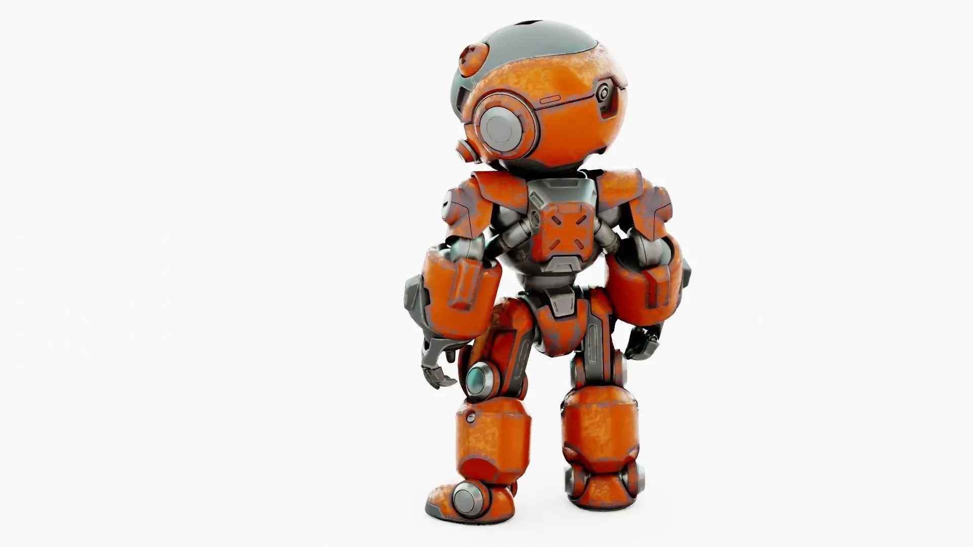 ROBO ZERO-C  Rigged for Unreal Engine - Unity - MIXAMO 3D model_15