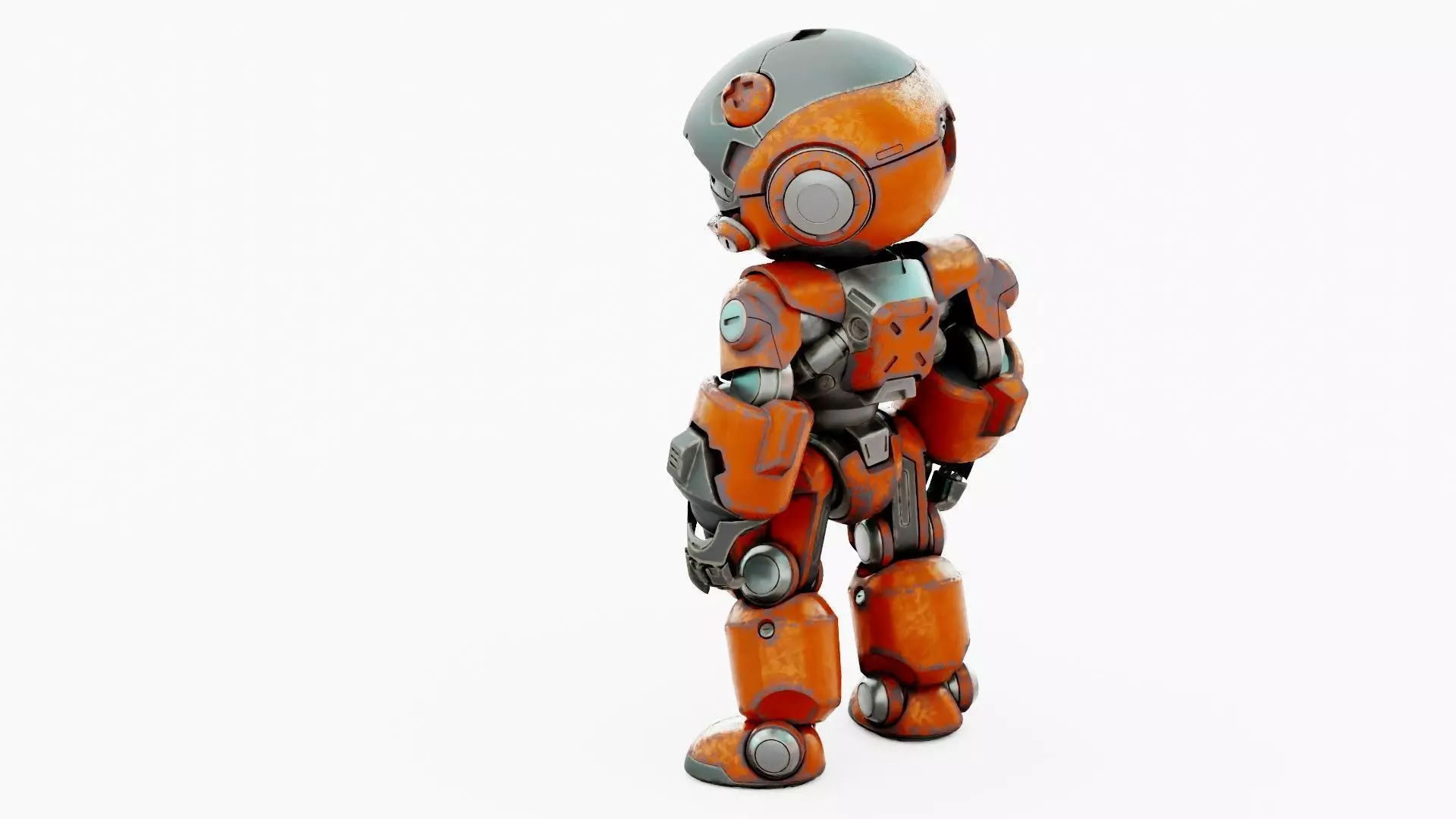 ROBO ZERO-C  Rigged for Unreal Engine - Unity - MIXAMO 3D model_16