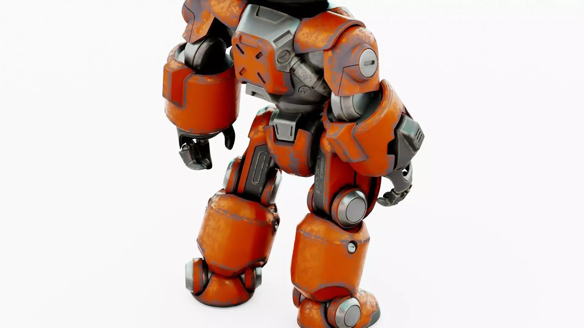 ROBO ZERO-C  Rigged for Unreal Engine - Unity - MIXAMO 3D model_25