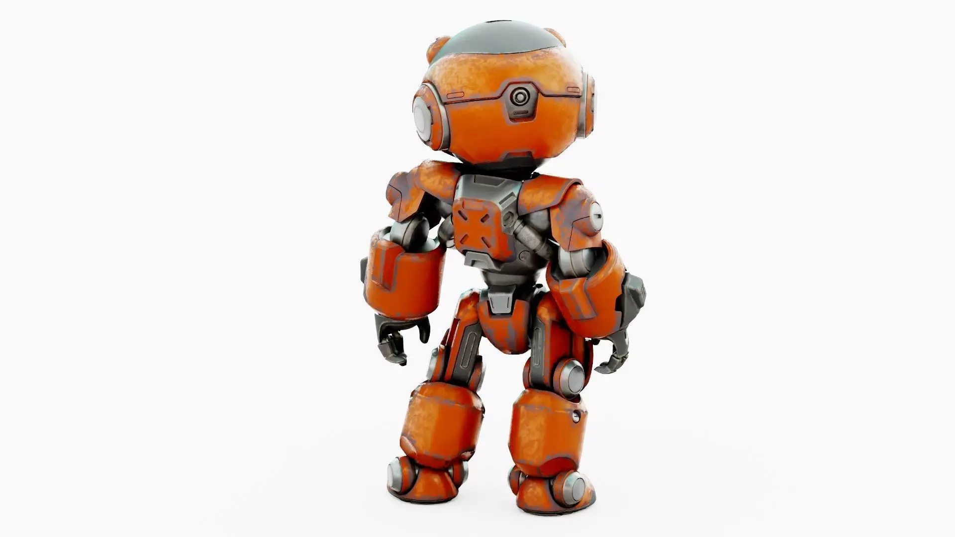 ROBO ZERO-C  Rigged for Unreal Engine - Unity - MIXAMO 3D model_13