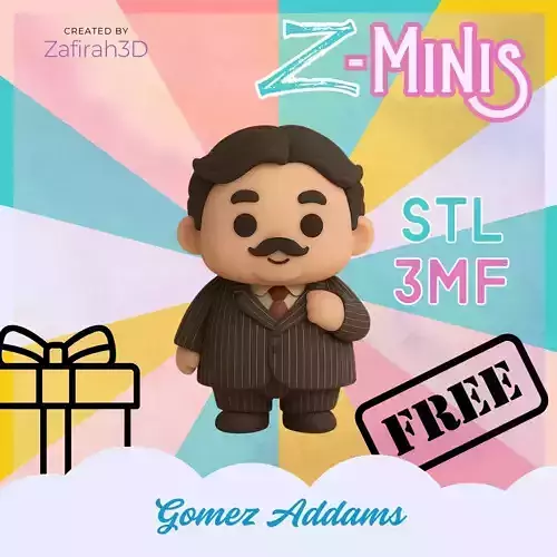 Z-MINIS GOMEZ ADDAMS FOR FREE