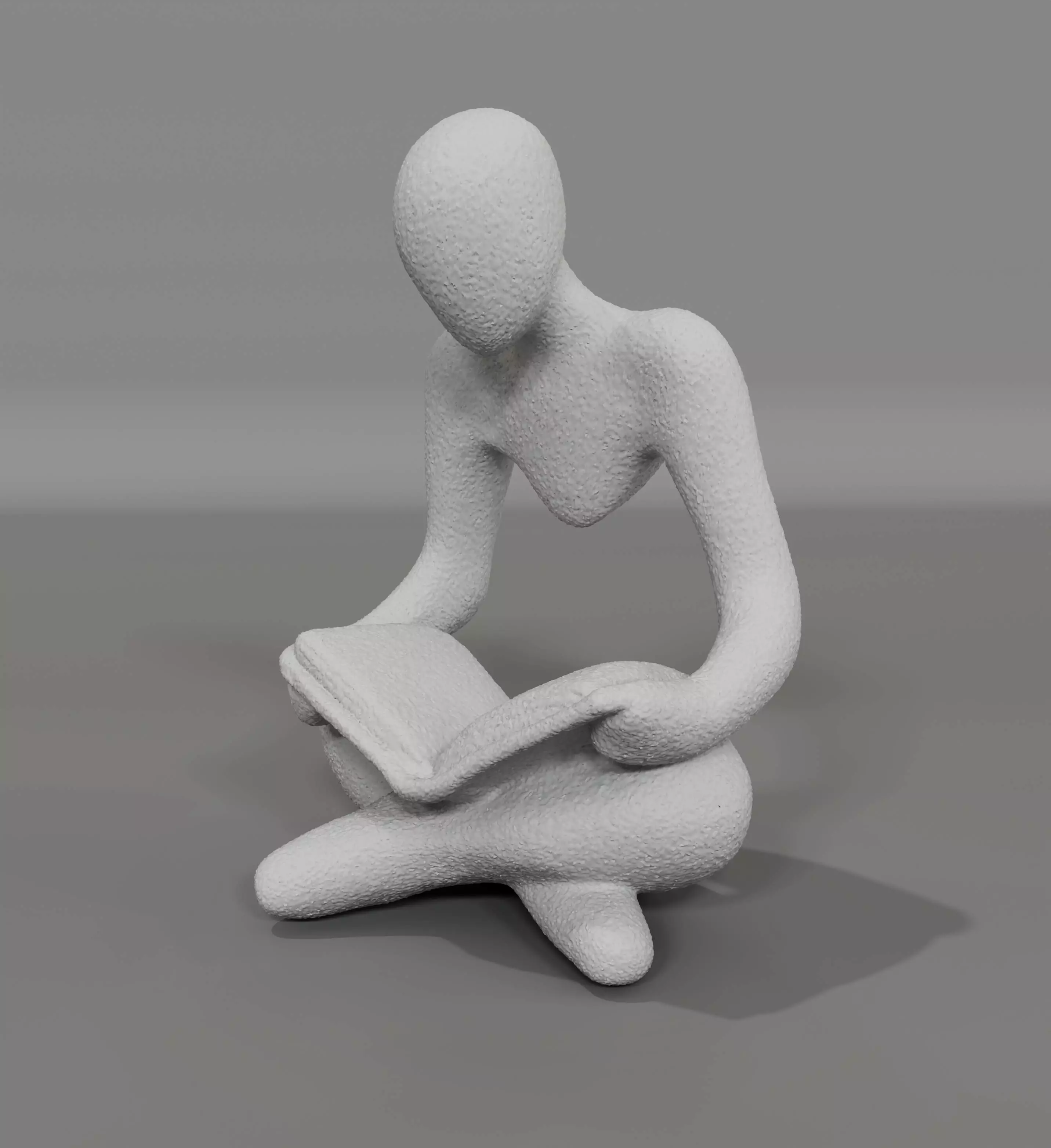 Leyendo escultura 3D print model