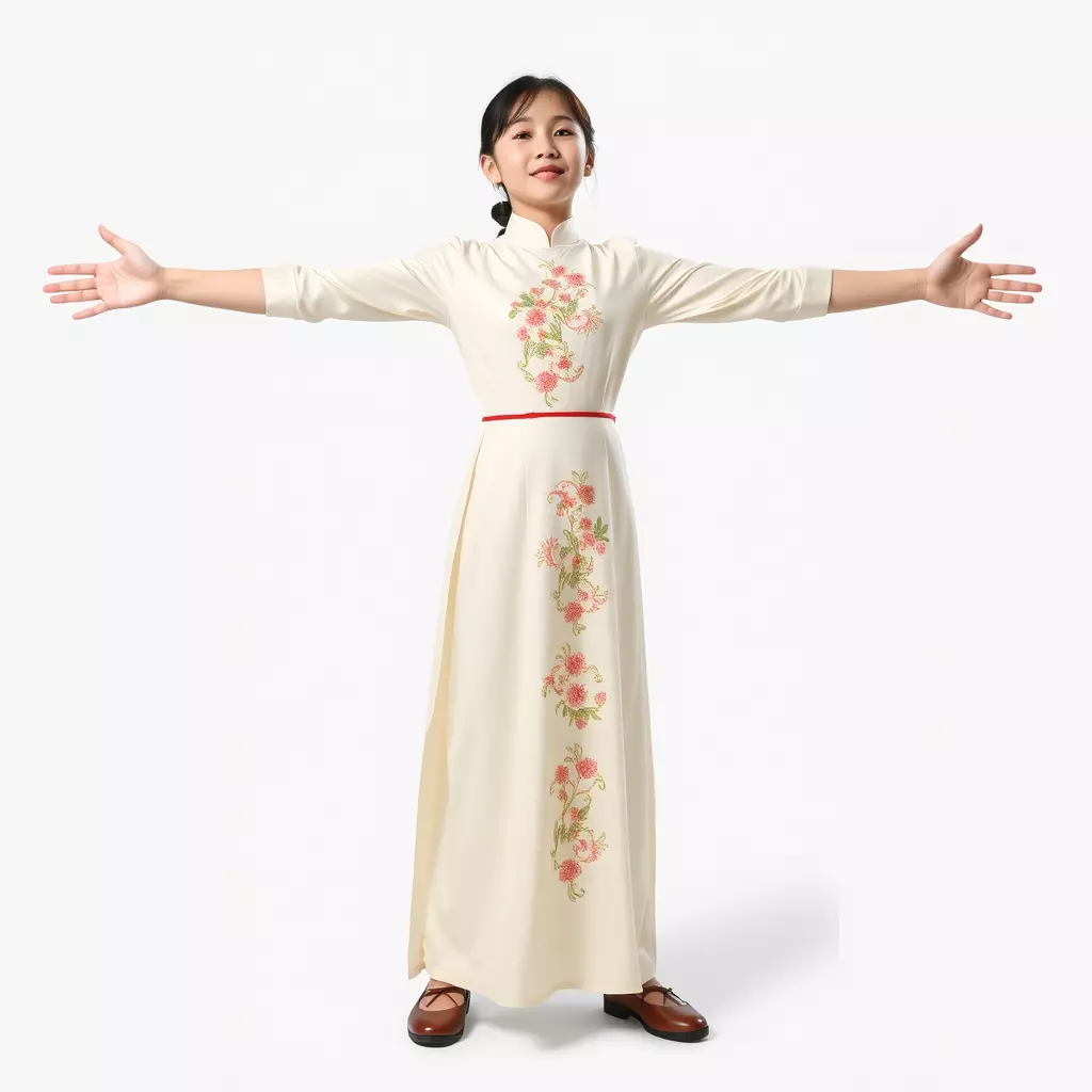 Elegant Floral Dress model pack Low-poly 3D model_2