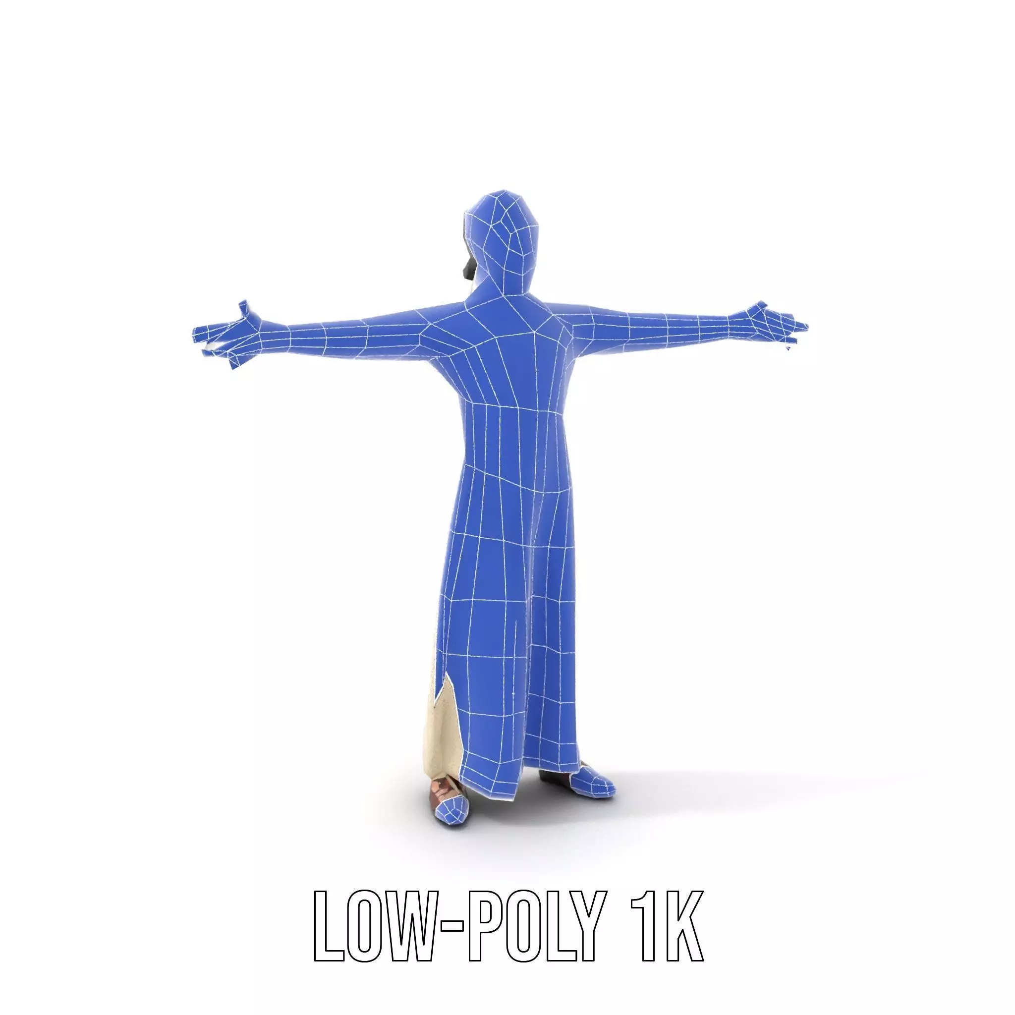 Elegant Floral Dress model pack Low-poly 3D model_17