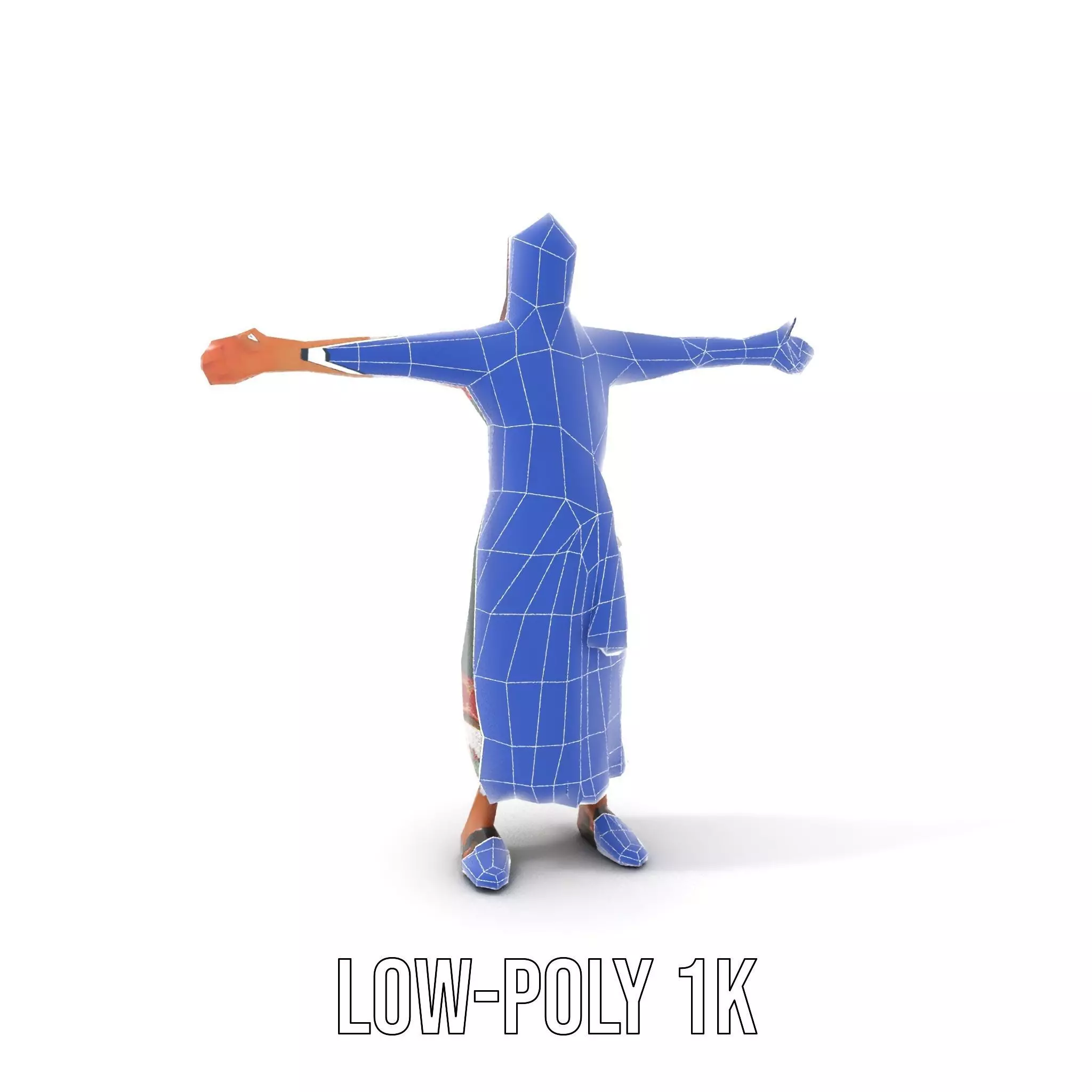 Traditional Folk Dress model pack Low-poly 3D model_25