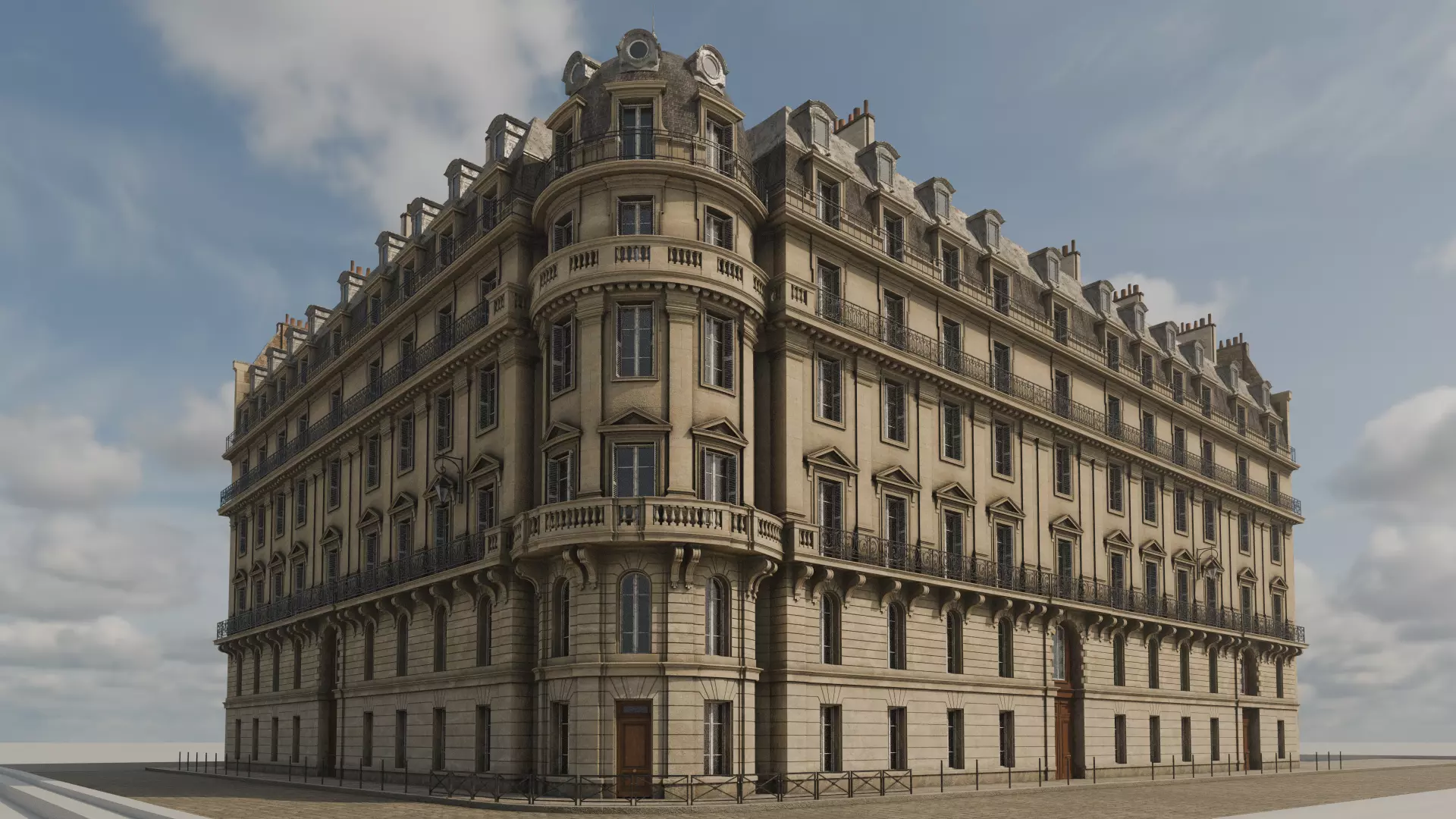 City Building V 3D model