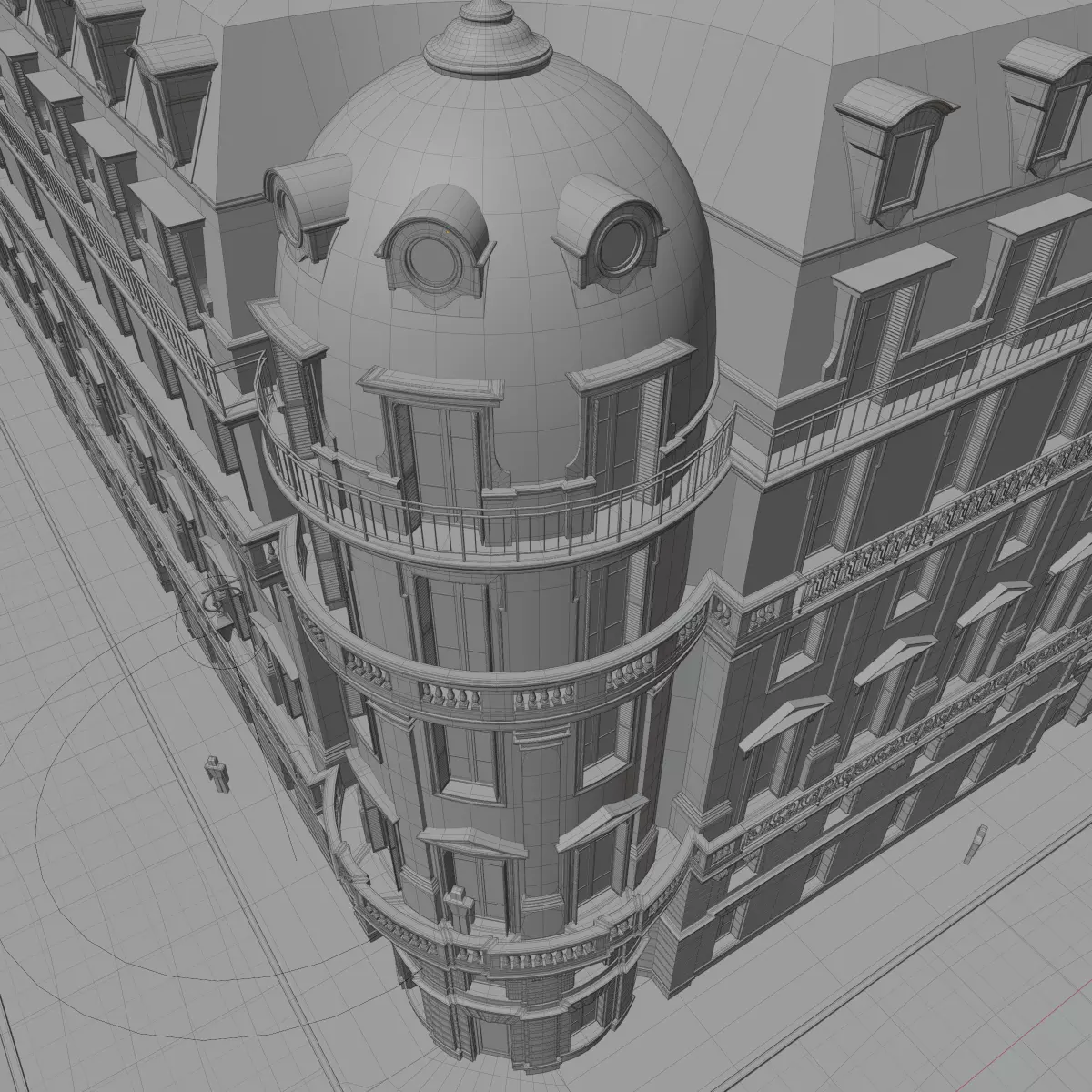 City Building V 3D model_25