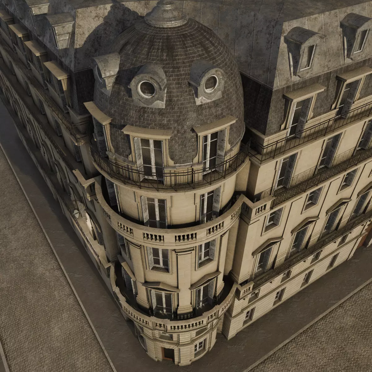 City Building V 3D model_10