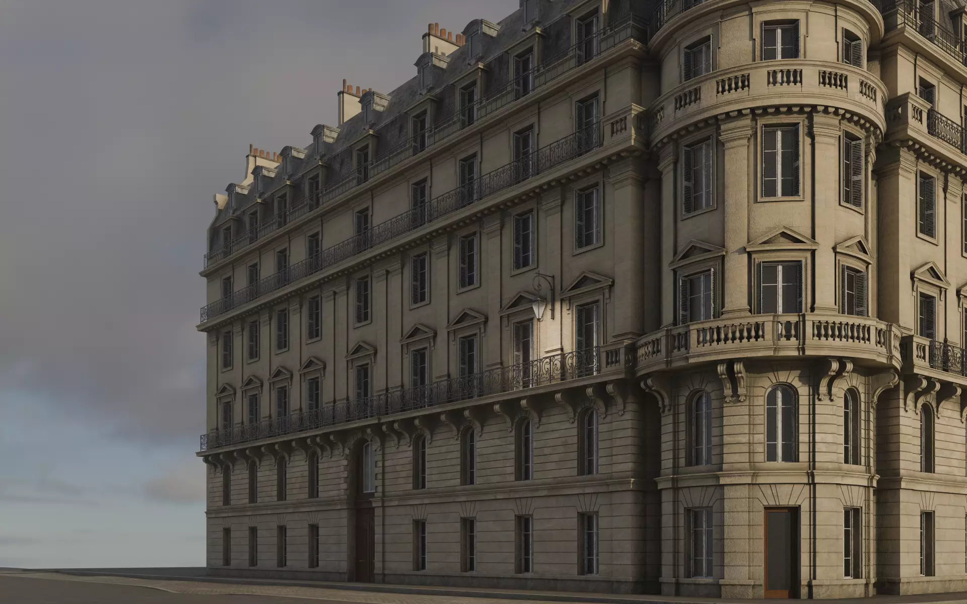 City Building V 3D model_6