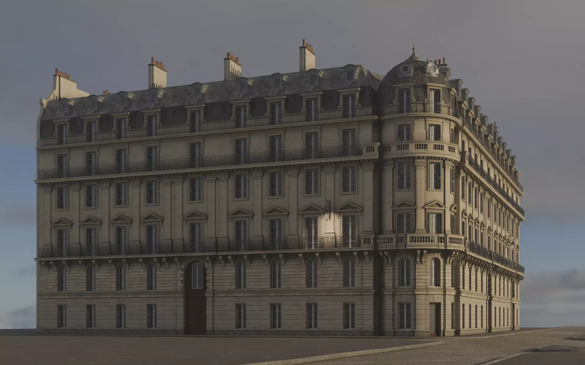 City Building V 3D model_13