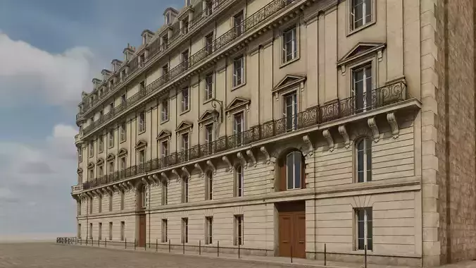 City Building V 3D model 5