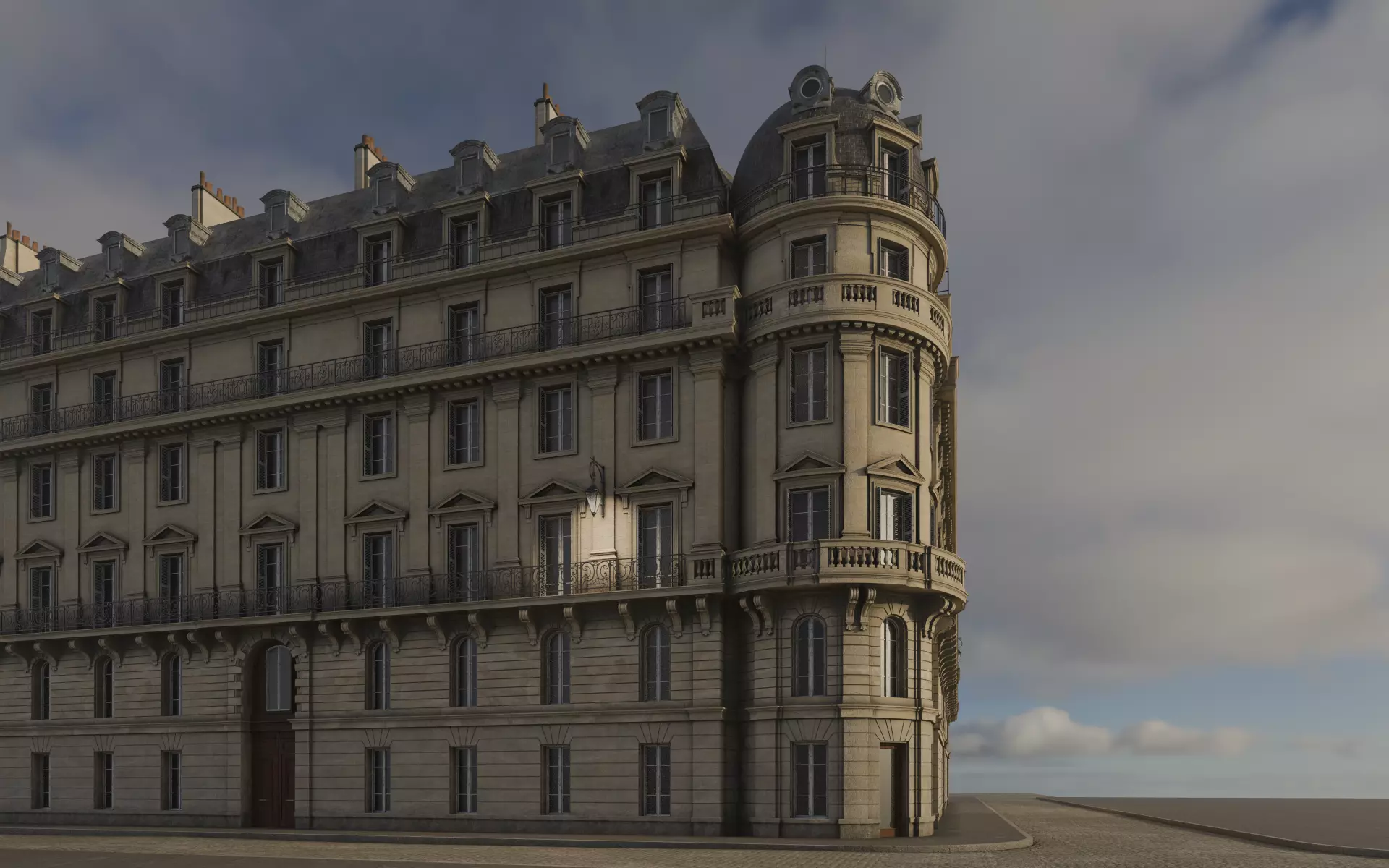 City Building V 3D model_4