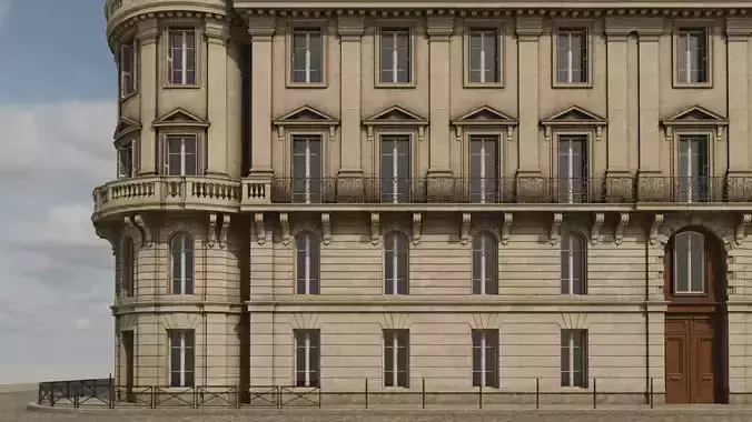 City Building V 3D model 7
