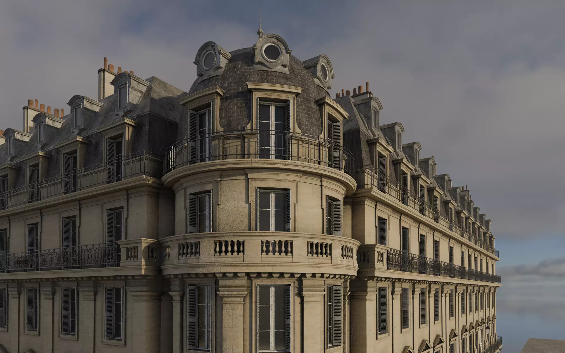 City Building V 3D model_8