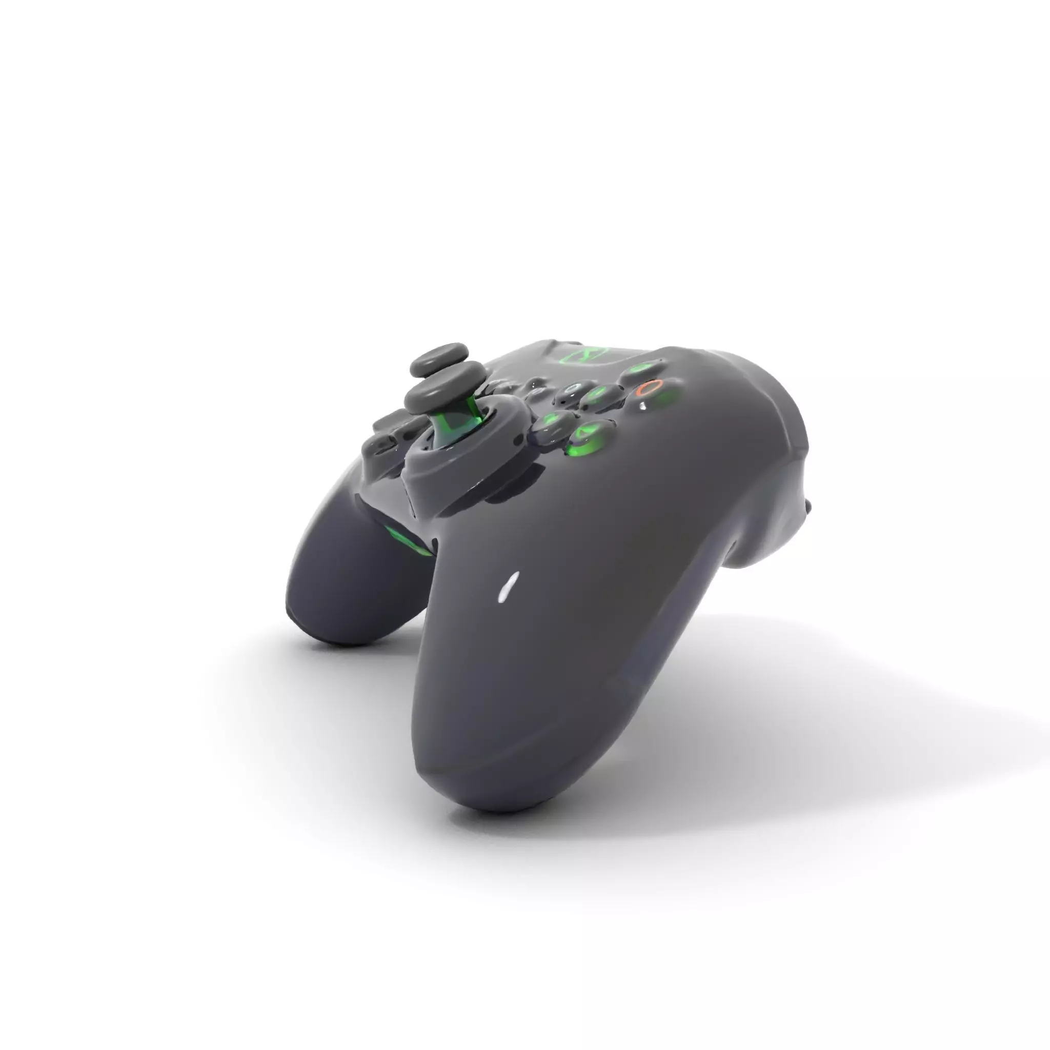 Black Gaming Controller model pack Low-poly 3D model_0