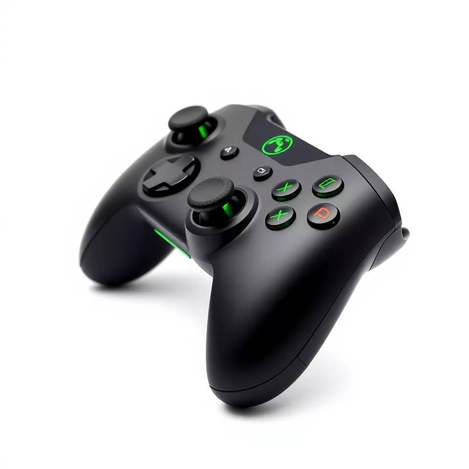 Black Gaming Controller model pack Low-poly 3D model_2