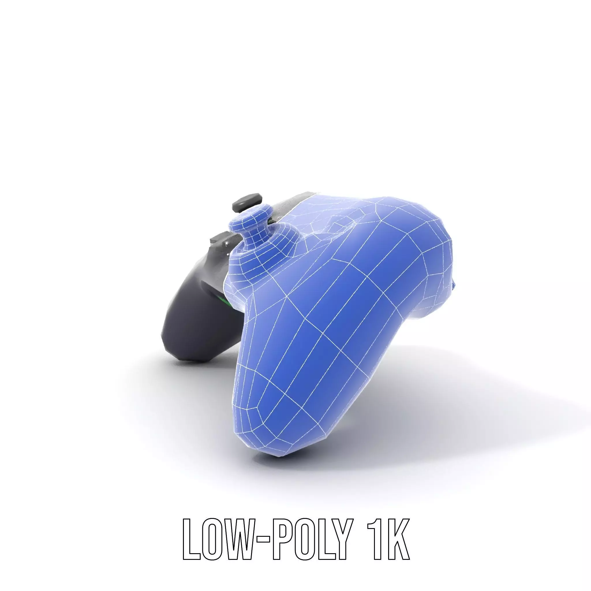 Black Gaming Controller model pack Low-poly 3D model_23