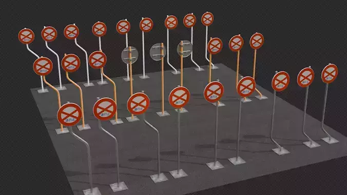 Tokyo Road Sign  Traffic  Road Closed