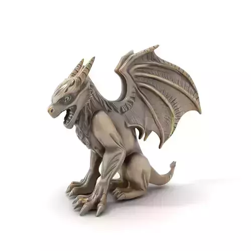 Stone Gargoyle Dragon model pack