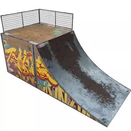 diorama skate park track 3D print model_0