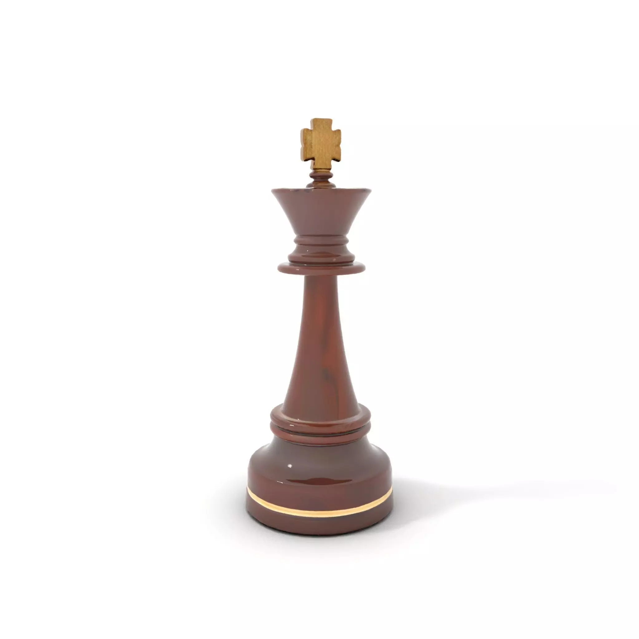 Mahogany King Chess Piece model pack Low-poly 3D model_15