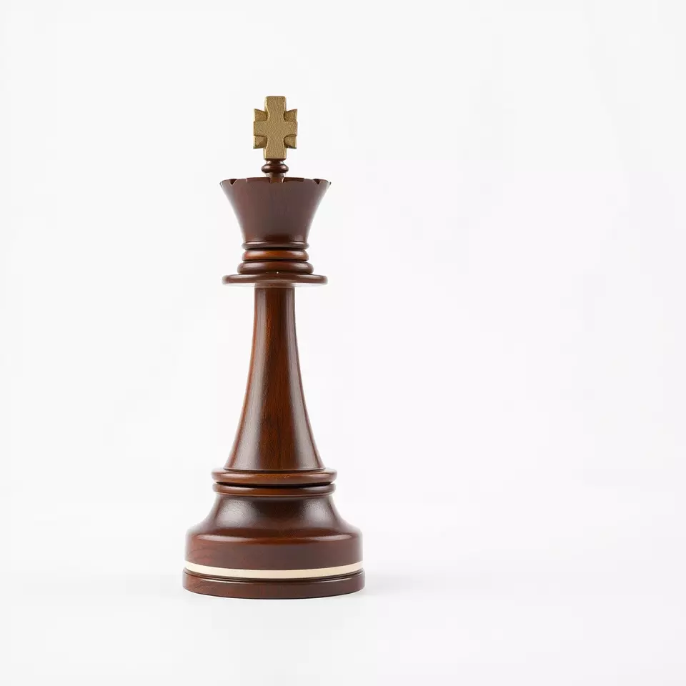 Mahogany King Chess Piece model pack Low-poly 3D model_2