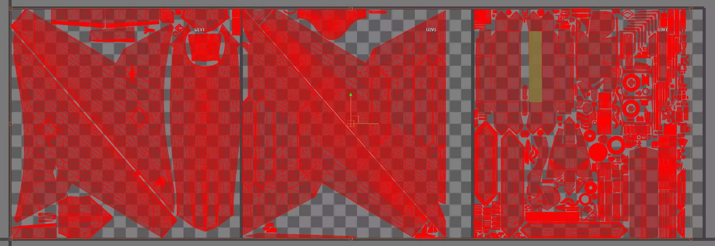 Stealth Drone Advanced Military UAV Low-poly 3D model_27