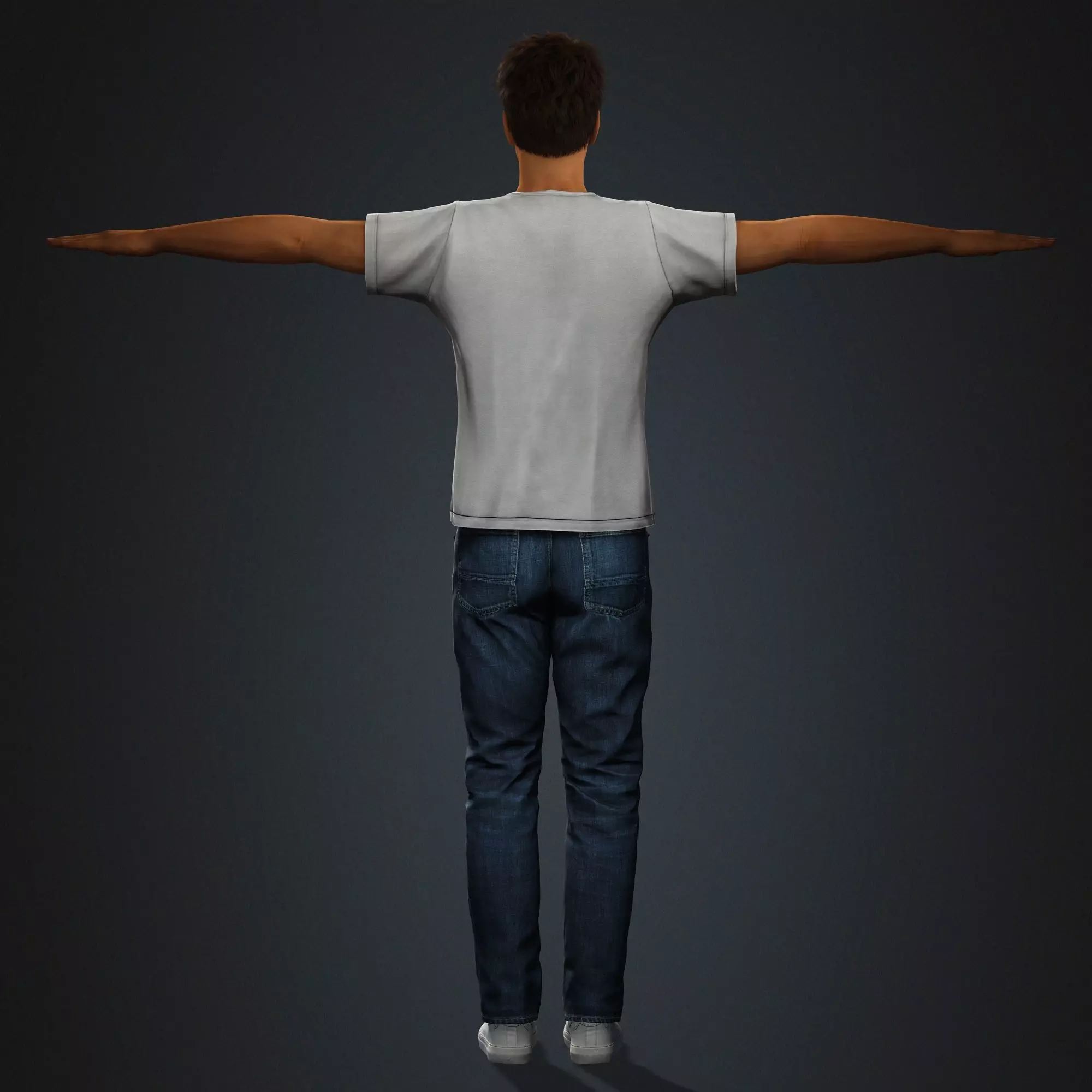 Sam Altman Character Low-poly 3D model_4