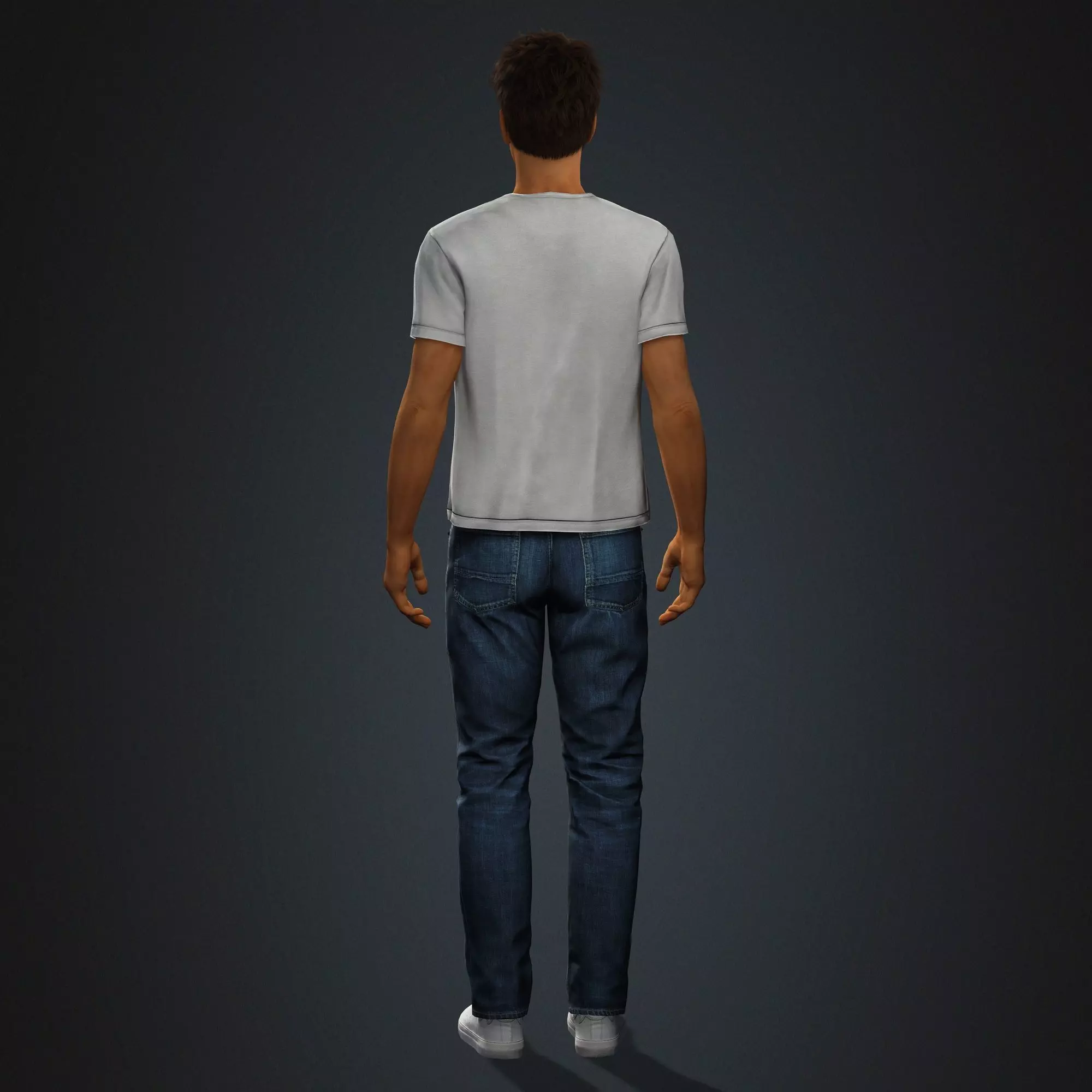 Sam Altman Character Low-poly 3D model_10