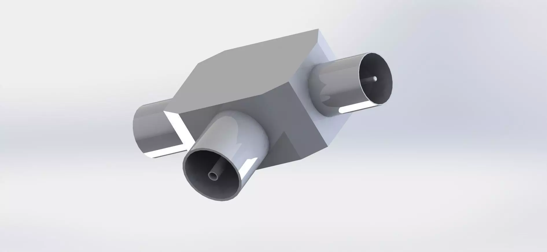 tv t- joint model asembly 3D model_0