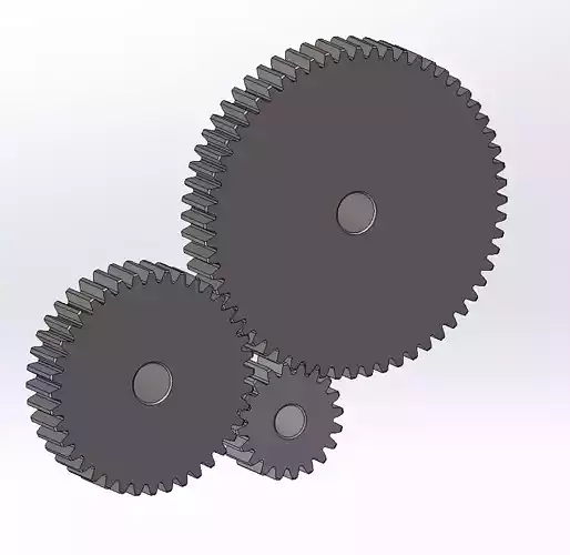 Kit CAD Completo  Engrenagens Retas  