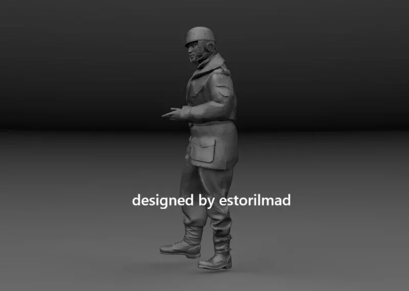 WW2 BRITISH PILOT HORSA GLIDER V1 3D print model_2