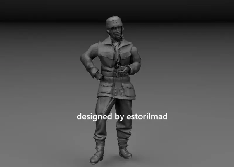 WW2 BRITISH PILOT HORSA GLIDER V1 3D print model_0