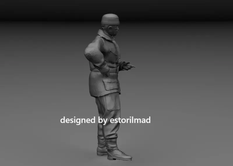 WW2 BRITISH PILOT HORSA GLIDER V1 3D print model_1